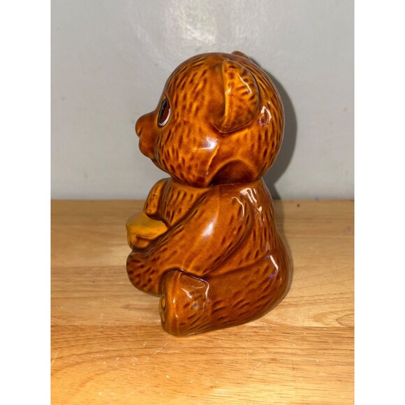 Vintage Ceramic Honey Bear Figurine Collectible Decor Honey Pot B Taiwan - Picture 4 of 9
